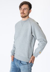Carhartt WIP CHASE - Sportska majica - ash heather