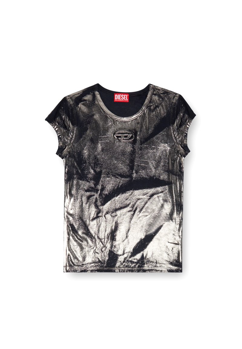 Diesel T-shirt basic zwart