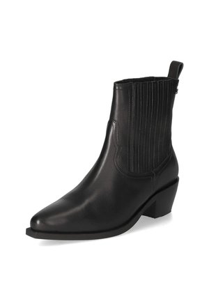 Lazamani, Cowboy-/Bikerstiefelette - schwarz