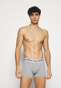 KARL LAGERFELD LOGO MONOCHROME TRUNKS (PACK OF 3) - Chiloți boxer - black/grey/white