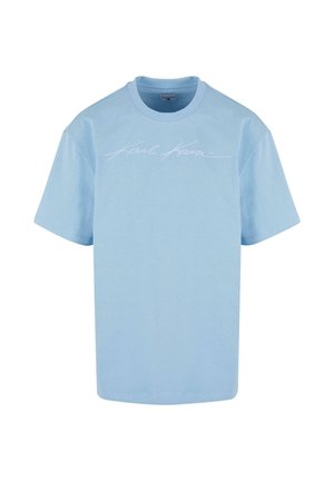 Karl Kani, AUTOGRAPH HEAVY BOXY - T-Shirt print - light blue