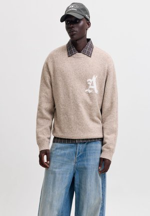 Jack & Jones, JCOLEGACY CREW NECK - Пуловер - pure cashmere