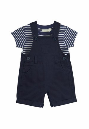 2-PIECE  STRIPE SET - REGULAR FIT - Overall /Buksedragter - navy