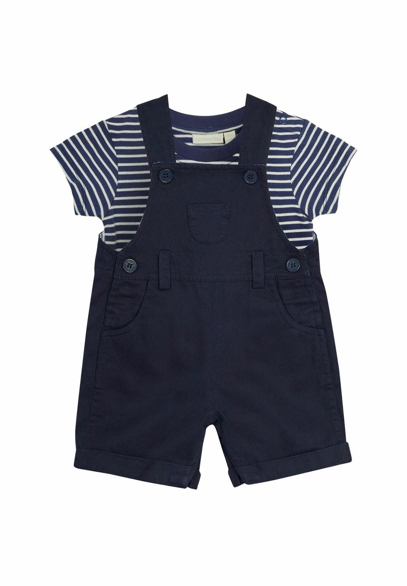 JoJo Maman Bébé 2-PIECE  STRIPE SET - REGULAR FIT - Traksipüksid - navy
