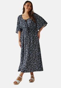 Yours Clothing PAISLEY PRINT - Maxiklänning - blue