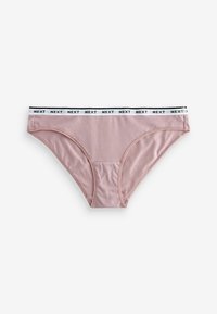 Next RICH LOGO KNICKERS 4 PACK - Donji dijelovi bikinija - gingham print mauve grey marl white