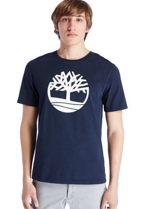 SS KENNEBEC RIVER TREE - Print T-shirt - dark sapphire