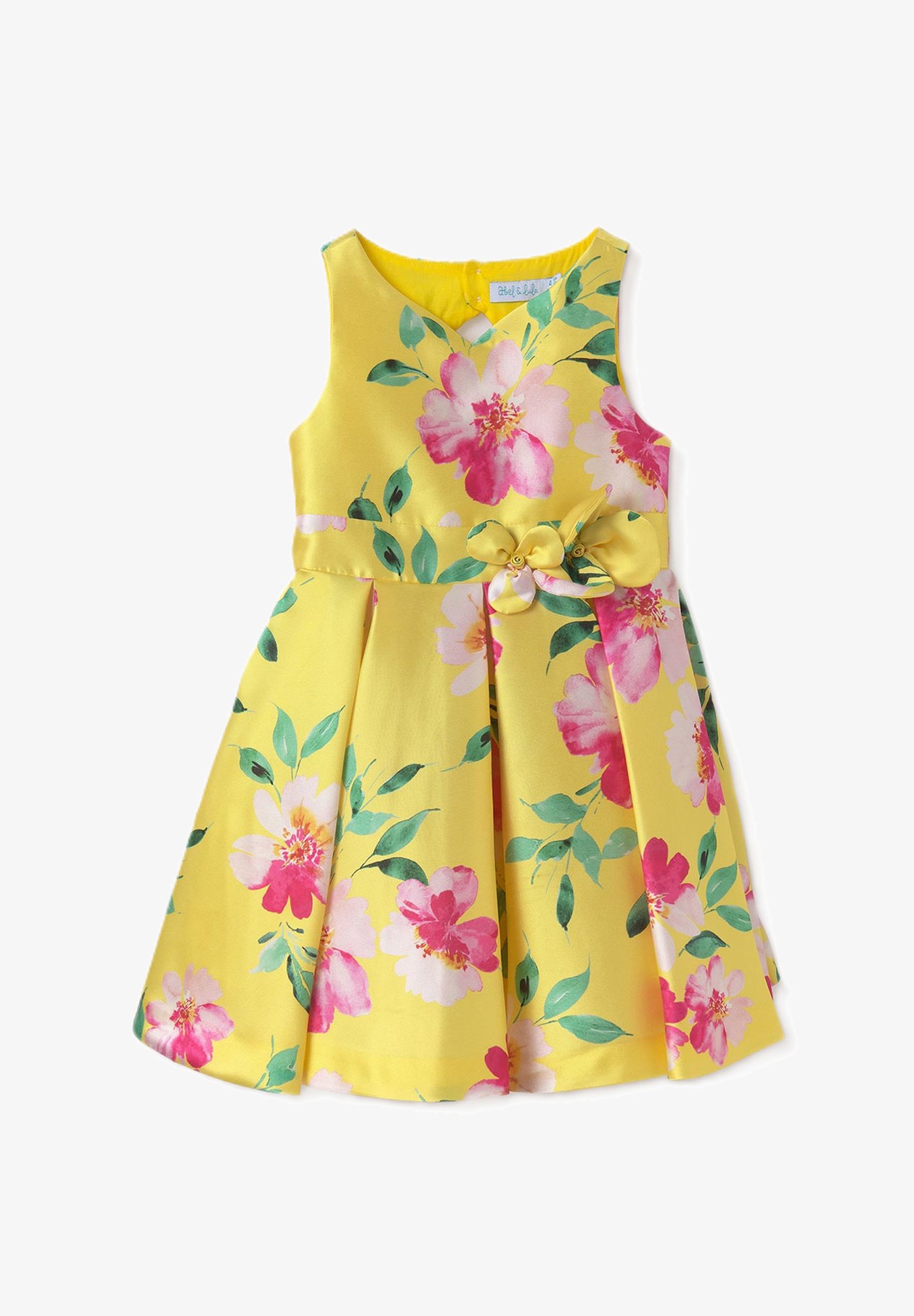 Abel Vestito Floreale Giallo Abel Lula Vestito Casual Giallo