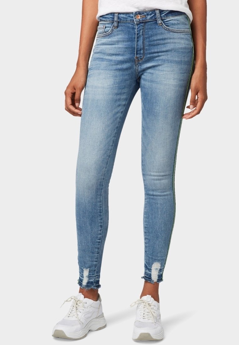 TOM TAILOR DENIM Vaqueros pitillo - blue denim