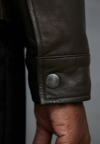 Next SIGNATURE RACER - REGULAR FIT - Lederjacke - brown