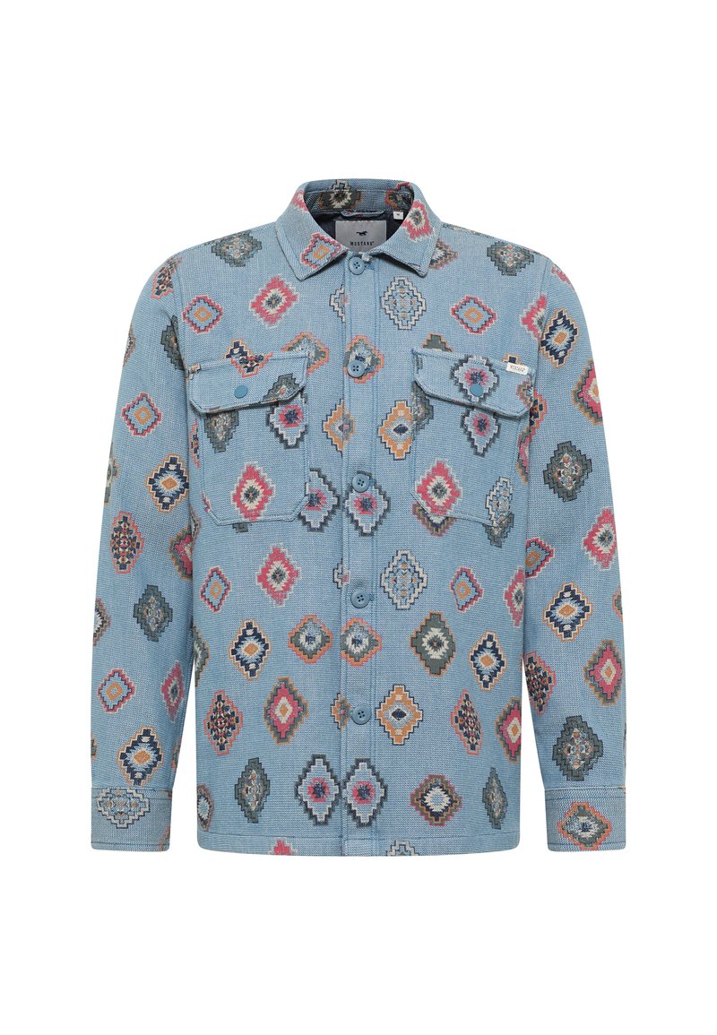 mustang Overhemd blauw