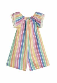 JoJo Maman Bébé - REGULAR FIT - PRETTY GATHERED - Mono - rainbow stripe Imagen en miniatura 1