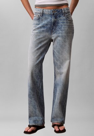 90S STRAIGHT PLAYBILL - Džínsy s rovným strihom - light blue