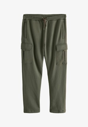 REGULAR FIT - Oldalzsebes nadrágok - khaki green