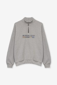 CREW ZIP RUNNING CLUB UNISEX - Sweatshirt - grey