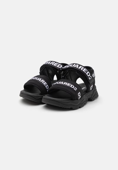 Dsquared2 UNISEX - Sandalias - black/white