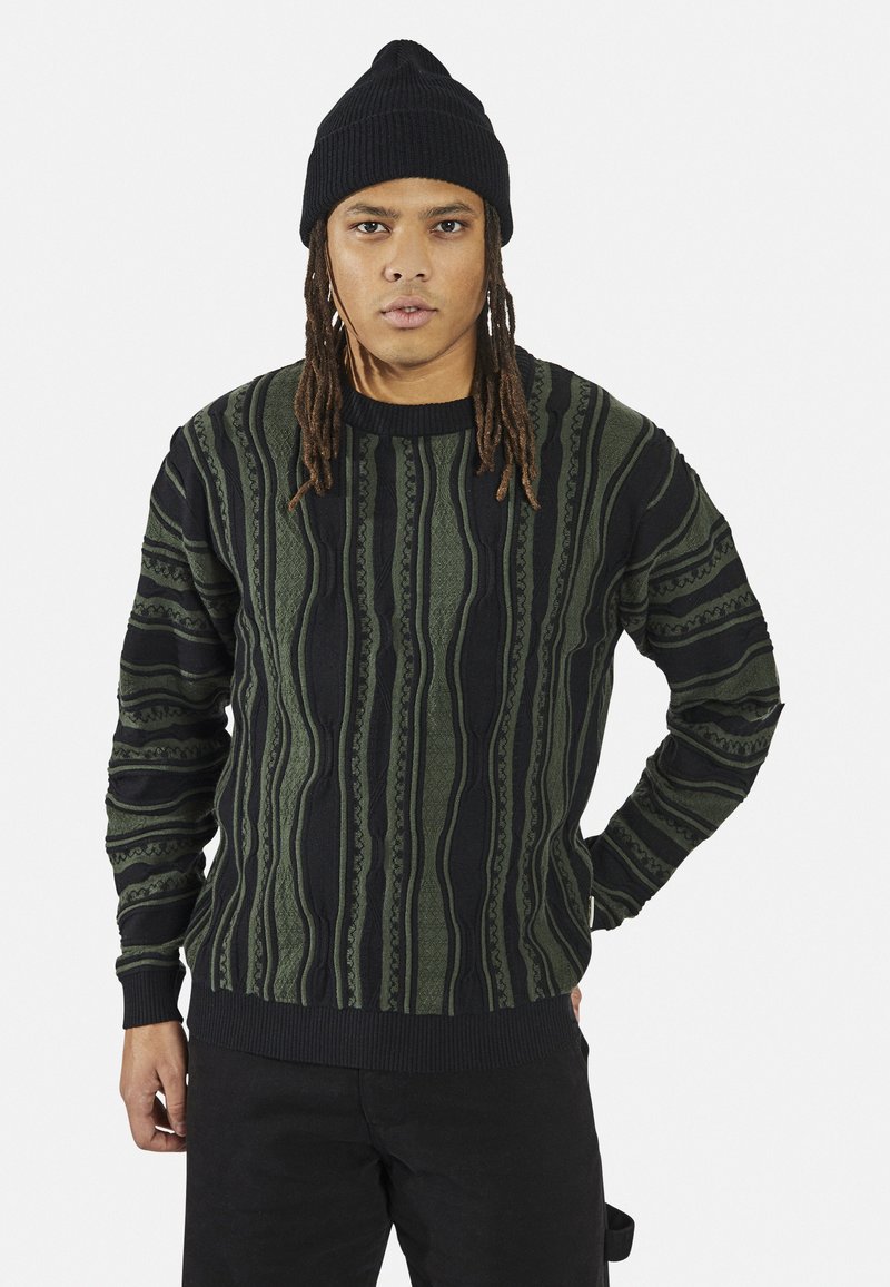 Redefined Rebel TETON REGULAR FIT - Stickad tröja - climbing ivy