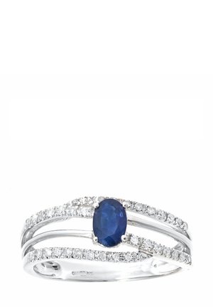 DIAMOND AND SAPPHIRE GEM - Sormus - white gold-coloured