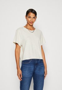 American Vintage T-shirt basic - gris chine