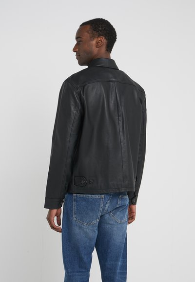 Polo Ralph Lauren MAXWELL - Kožená bunda - black