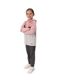 JAKO FUSSBALL-TEAM ICONIC KAPUZEN - Sweatjacke - graurosa