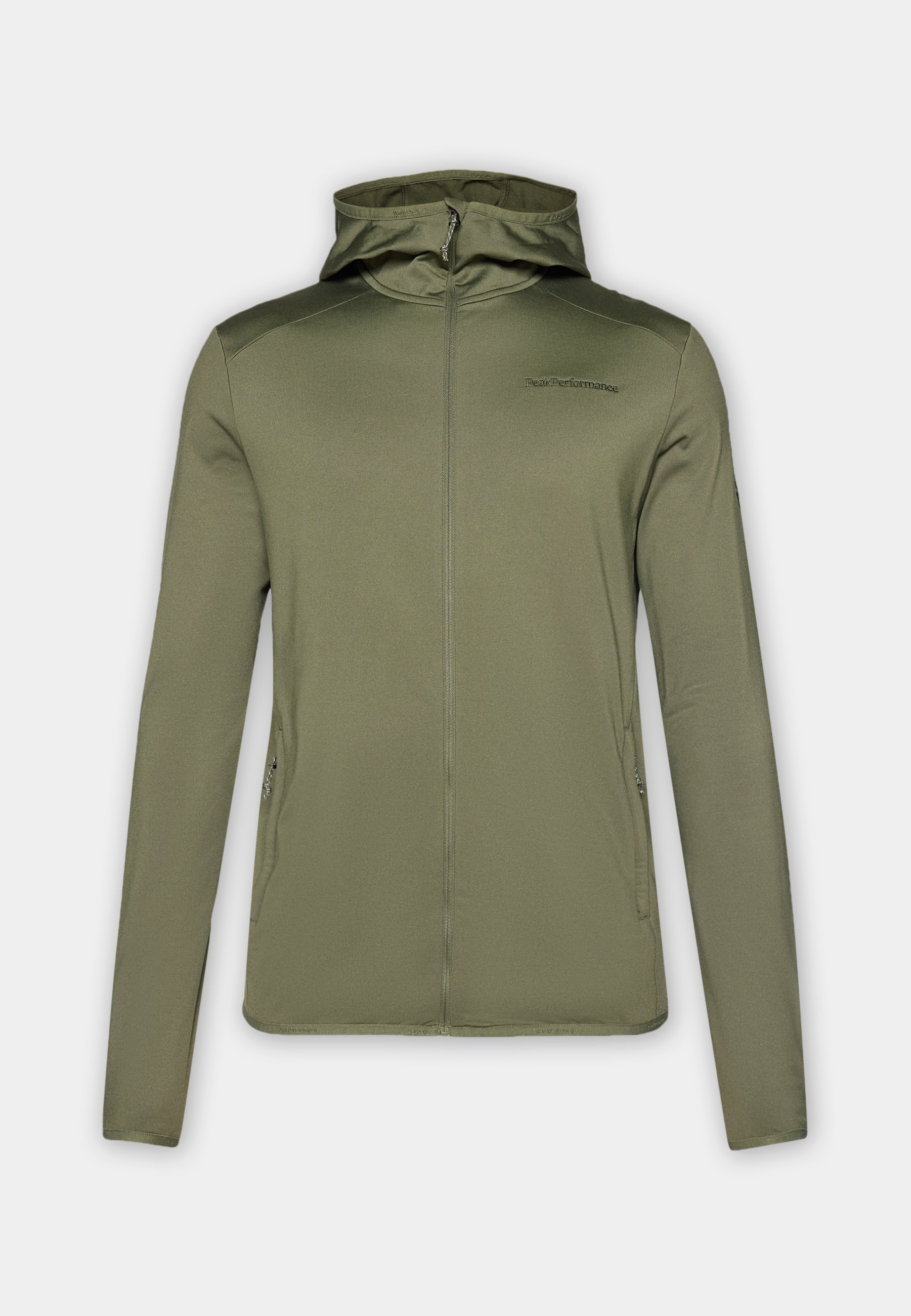 Peak Performance LIGHT ZIP HOOD MEN - Fleece jacket - pine needle