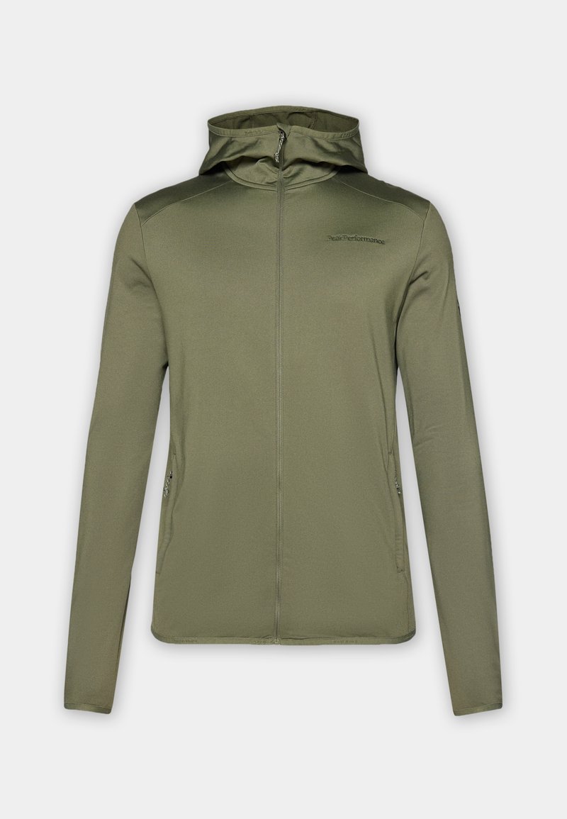 Peak Performance LIGHT ZIP HOOD MEN - Giacca in pile - pine needle ...