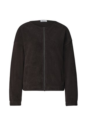 Street One, JACKE MIT RUNDHALS IN CORD-OPTIK - Leichte Jacke - black coffee