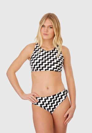 BECO the world of aquasports SET - Bikini - schwarz weiß