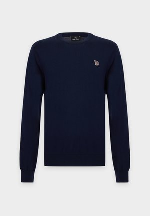 PS Paul Smith, SWEATER CREW NECK ZEB BAD - Pullover - very dark navy