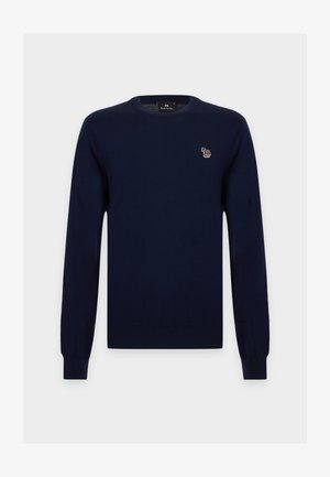 PS Paul Smith, SWEATER CREW NECK ZEB BAD - Pullover - very dark navy