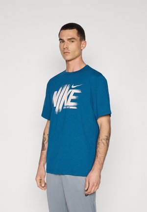 HYVERSE - T-Shirt sport - blue force/silt red