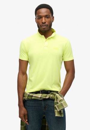 ESSENTIAL LOGO - Piké - dry fluro yellow