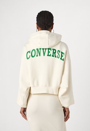 Converse RETRO CHUCK GRAPHIC HOODIE - Sweat zippé - egret