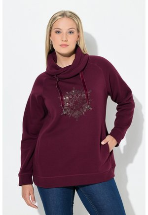 Sweatshirt - dark claret