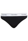 THONG ICON COTTON MODAL - String - black