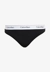 THONG ICON COTTON MODAL - Perizoma - black