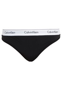THONG ICON COTTON MODAL - Perizoma - black