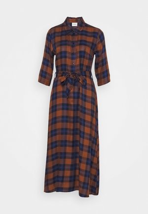 Robe chemise - brown/blue