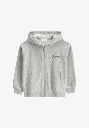 Coccodrillo, KINDER-HOODIE MIT REISSVERSCHLUSS - Sweatjacke - grey