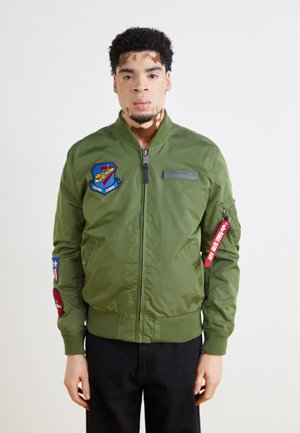 FLYING TIGERS - Chaquetas bomber - sage green
