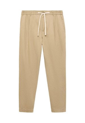 Mango WITH DRAWSTRING - Broek - beige