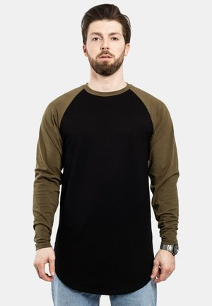 BASEBALL  - Top s dlhým rukávom - black olive