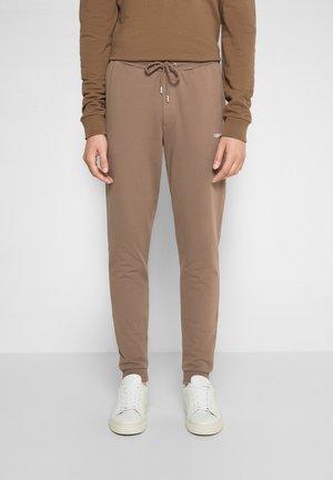 LENS - Tracksuit bottoms - mountain grey/white