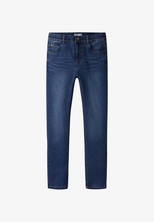 Name it, NKMSILAS SLIM FLEECE JEANS 7509-AN - Jean slim - dark blue denim