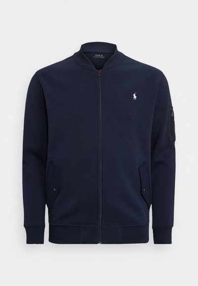 Polo Ralph Lauren Big & Tall DOUBLE KNIT BOMBER JACKET - Bomberjacka - aviator navy