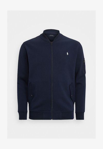 Polo Ralph Lauren Big & Tall DOUBLE KNIT BOMBER JACKET - Bomberjacka - aviator navy