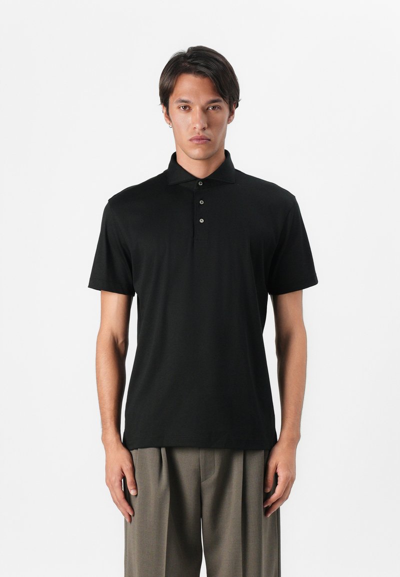 van Laack Poloshirt zwart