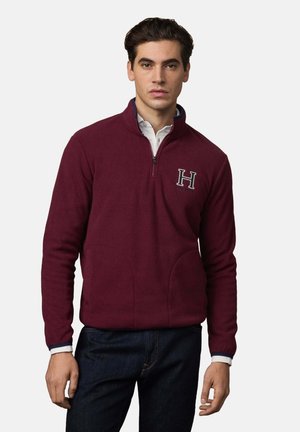 Hackett London HERITAGE  - Fleecepullover - burgundy red