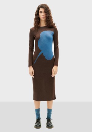 HELEN - Robe fourreau - dark brown